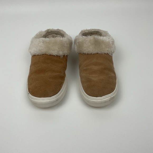 Minnetonka Suede Shearling Slip On Mules 8M Cozy Winter‎ Shoes Comfort Clogs - Picture 2 of 10